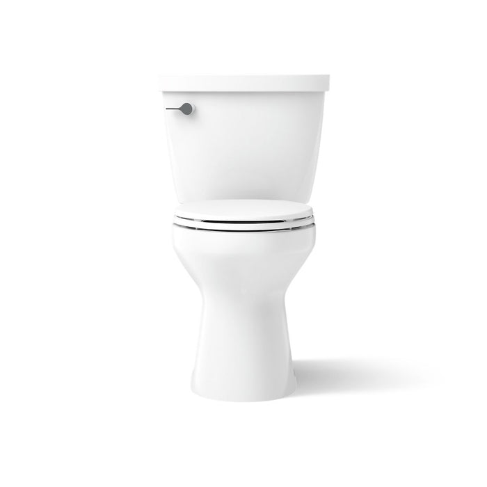 KOHLER K-31620 Cimarron Two-piece elongated toilet, 1.6 gpf - White