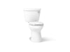 KOHLER K-31621-RA Cimarron Two-piece elongated toilet, 1.28 gpf