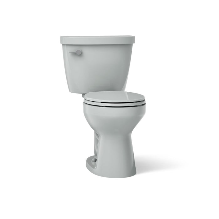 KOHLER K-31640 Cimarron Two-piece round-front toilet, 1.6 gpf - Ice Grey