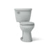 KOHLER K-31640 Cimarron Two-piece round-front toilet, 1.6 gpf - Ice Grey