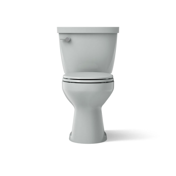 KOHLER K-31640 Cimarron Two-piece round-front toilet, 1.6 gpf - Ice Grey