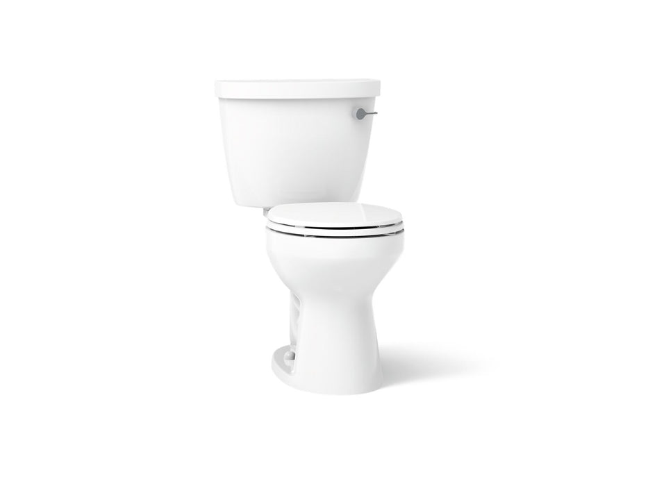 KOHLER K-31640-RA Cimarron Two-piece round-front toilet, 1.6 gpf