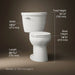 3/4 view of product with dimensions