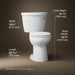 3/4 view of product with dimensions