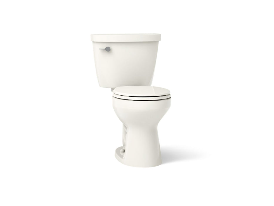 KOHLER K-31644 Cimarron ContinuousClean ST two-piece round-front toilet, 1.28 gpf