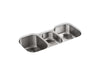 KOHLER K-3166 Undertone 41-3/4" undermount triple-bowl kitchen sink