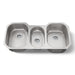 KOHLER Undertone 41-3/4" undermount triple-bowl kitchen sink