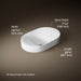 KOHLER K-31701 Chalice 22-3/4" Oval Vessel Bathroom Sink