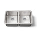KOHLER Undertone 31-1/2" undermount double-bowl kitchen sink