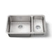 KOHLER Undertone 31-1/2" undermount double-bowl kitchen sink