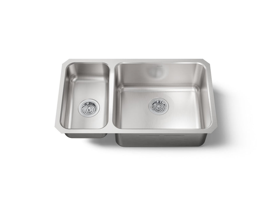KOHLER K-3174-L Undertone 31-1/2" undermount double-bowl kitchen sink