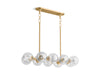 Kohler Bellera 38" linear chandelier