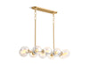 Kohler Bellera 38" linear chandelier