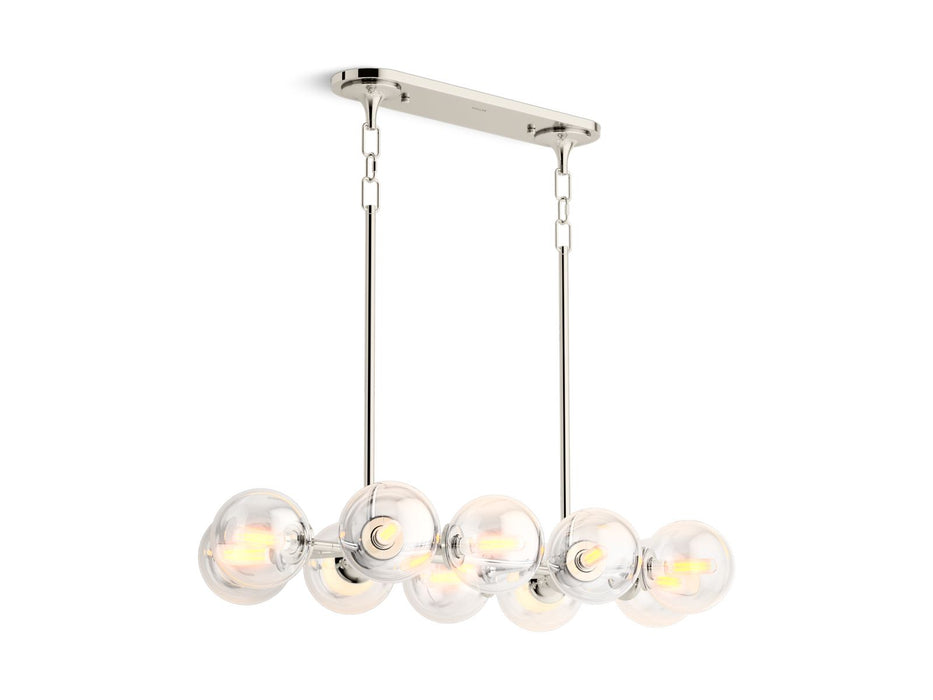 Kohler Bellera 38" linear chandelier