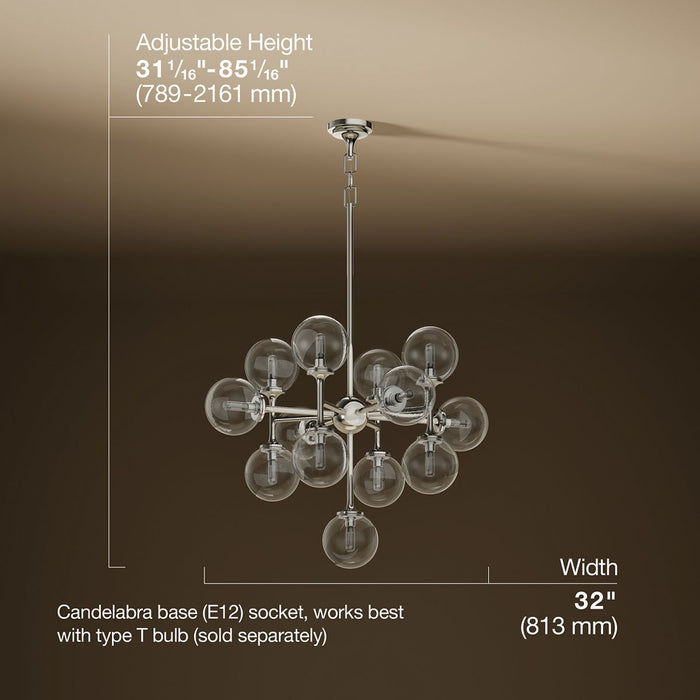 3/4 view of product with dimensions