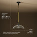 3/4 view of product with dimensions