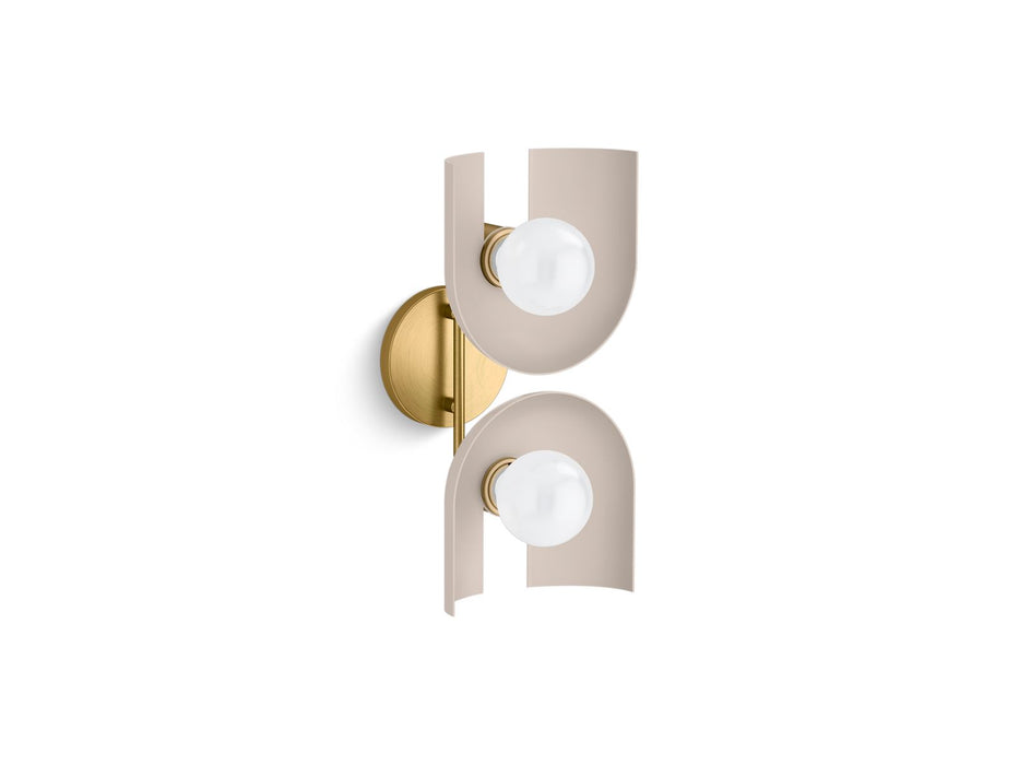 Kohler Jabot Two-light sconce