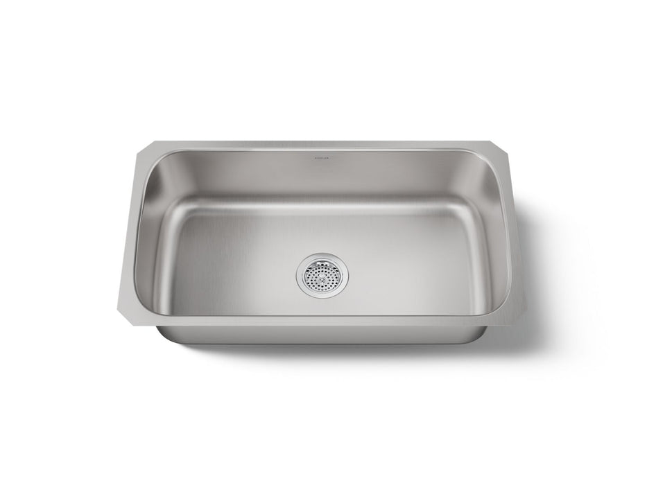 KOHLER Undertone 31-1/2" undermount single-bowl kitchen sink