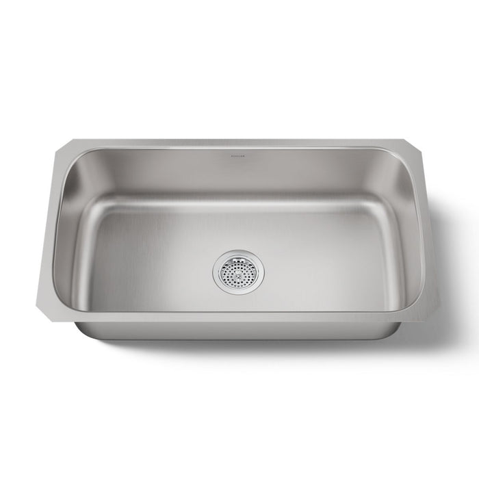 KOHLER Undertone 31-1/2" undermount single-bowl kitchen sink