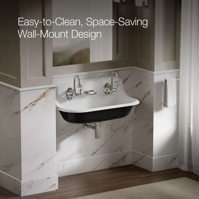 KOHLER K-3200 Brockway 36" wall-mount utility sink