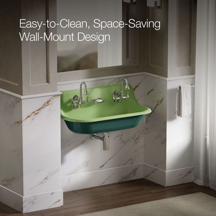 KOHLER K-3200-PAT Brockway 36" wall-mount utility sink