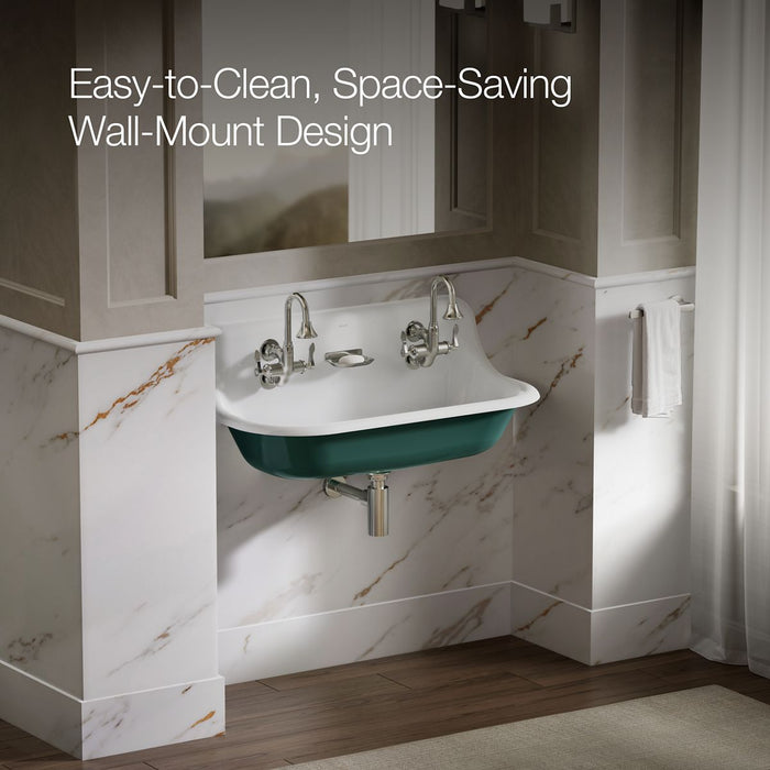 KOHLER K-3200-PAT Brockway 36" wall-mount utility sink