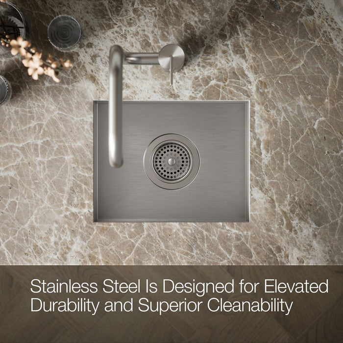 Kohler Vault 15" top-/undermount single-bowl bar sink