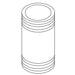 KOHLER K-32429 Nipple, 1/2-14Npt X 1 3/4