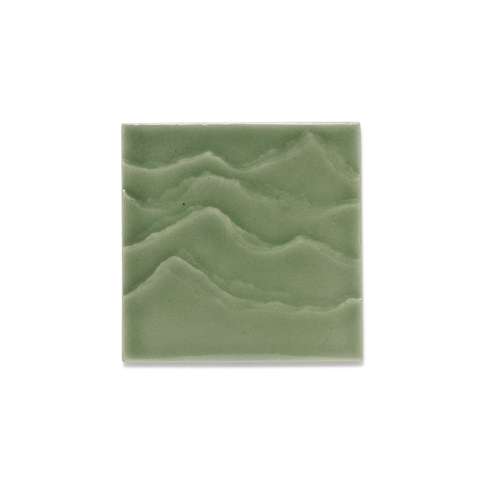 KOHLER K-32576 Landshapes 4" x 4" Feature Tile produced by the KOHLER WasteLAB