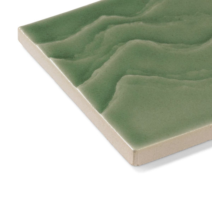 KOHLER K-32576 Landshapes 4" x 4" Feature Tile produced by the KOHLER WasteLAB