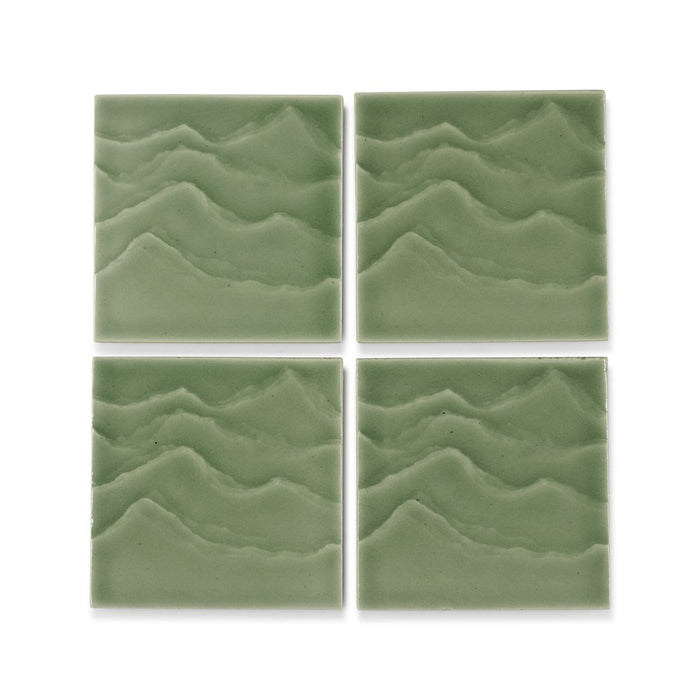KOHLER K-32576 Landshapes 4" x 4" Feature Tile produced by the KOHLER WasteLAB