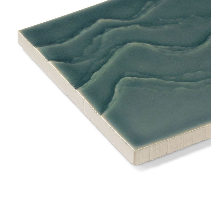 KOHLER K-32576 Landshapes 4" x 4" Feature Tile produced by the KOHLER WasteLAB