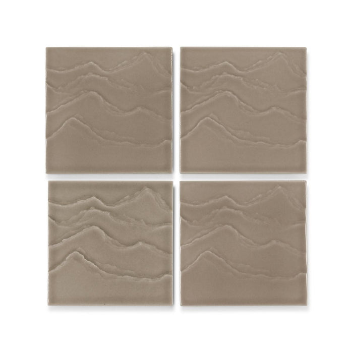 KOHLER K-32576 Landshapes 4" x 4" Feature Tile produced by the KOHLER WasteLAB