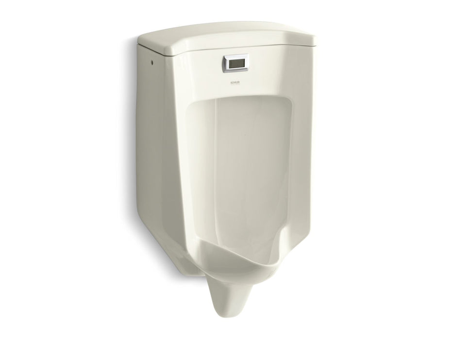 KOHLER K-32590 Bardon Wall-hung rear-spud touchless urinal, 0.5 gpf