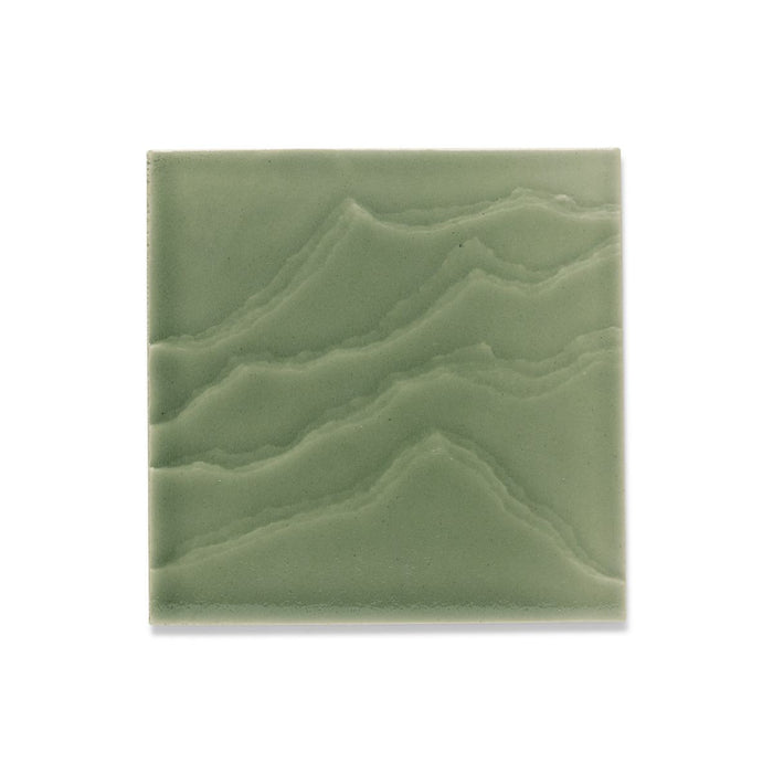 KOHLER K-32639 Landshapes 6" x 6" feature tile produced by the KOHLER WasteLAB