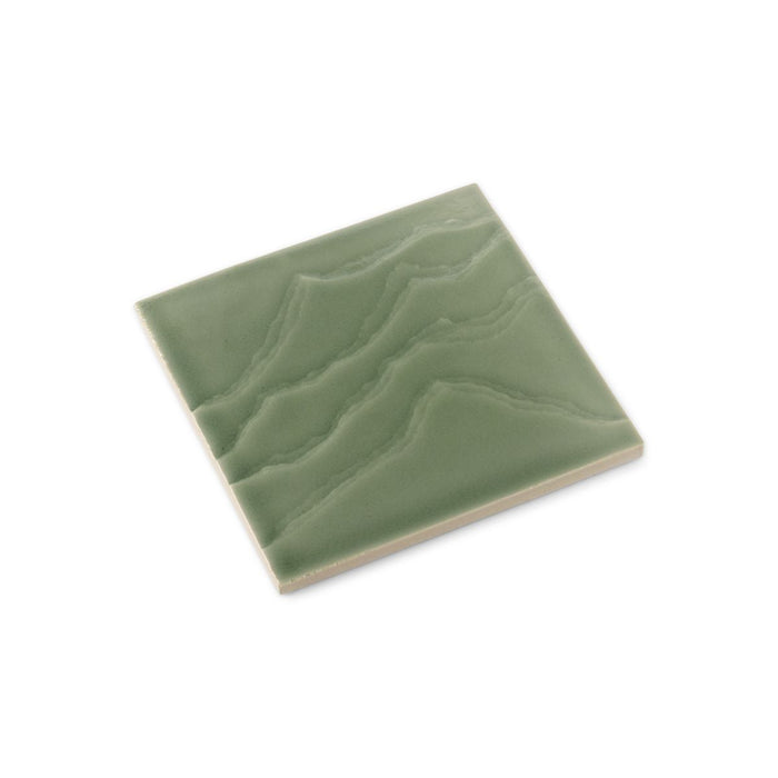 KOHLER K-32639 Landshapes 6" x 6" feature tile produced by the KOHLER WasteLAB