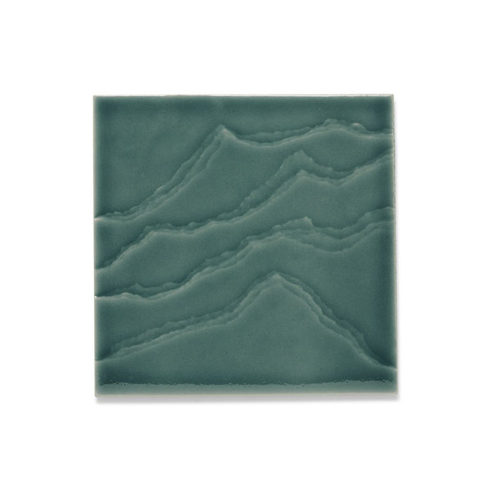 KOHLER K-32639 Landshapes 6" x 6" feature tile produced by the KOHLER WasteLAB