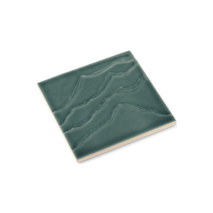 KOHLER K-32639 Landshapes 6" x 6" feature tile produced by the KOHLER WasteLAB