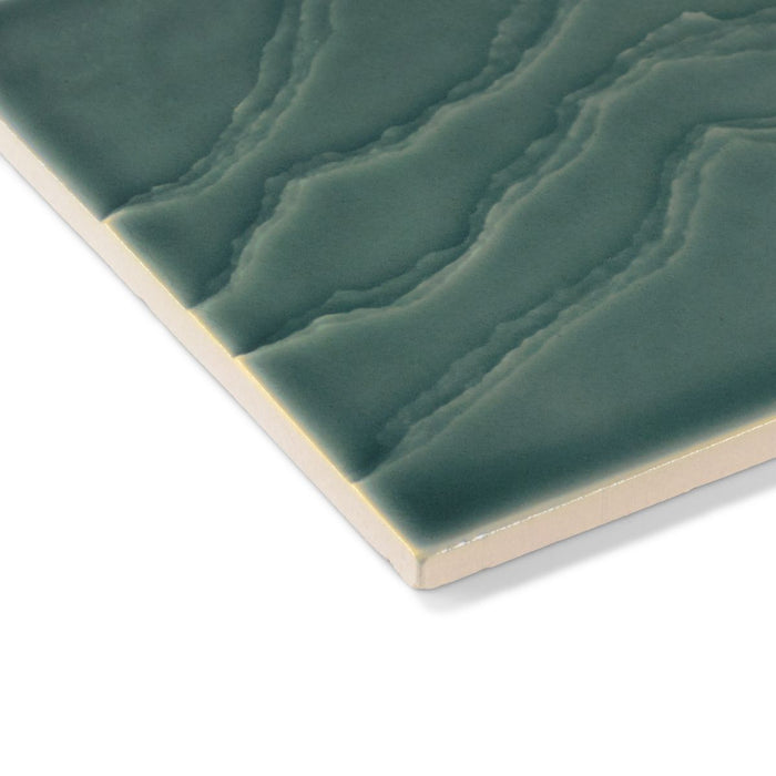 KOHLER K-32639 Landshapes 6" x 6" feature tile produced by the KOHLER WasteLAB