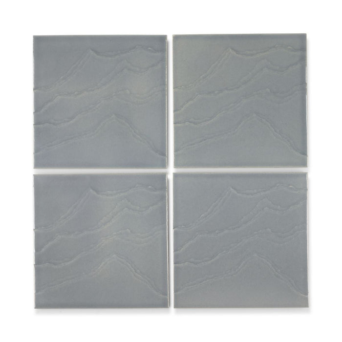 KOHLER K-32639 Landshapes 6" x 6" feature tile produced by the KOHLER WasteLAB