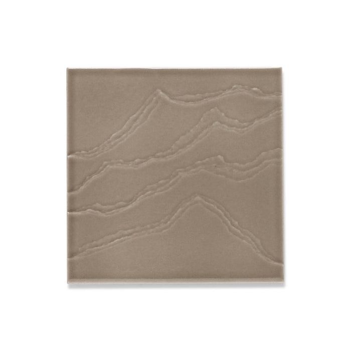 KOHLER K-32639 Landshapes 6" x 6" feature tile produced by the KOHLER WasteLAB