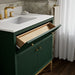 Kohler Calpa 36" bathroom vanity cabinet with sink and quartz top
