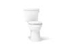 KOHLER K-32810-RA Kelston Two-piece elongated toilet, 1.28 gpf