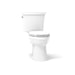 KOHLER K-32810 Kelston Two-piece elongated toilet, 1.28 gpf - White