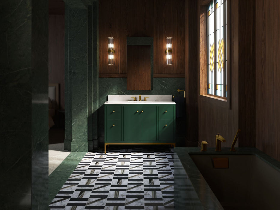 Kohler Calpa 48" bathroom vanity cabinet with sink and quartz top