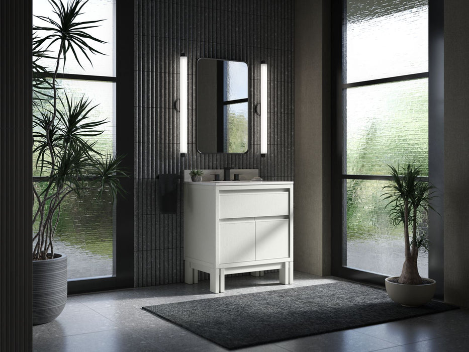 Kohler Solive 30" bathroom vanity cabinet with sink and quartz top