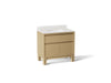 Kohler Solive 36" bathroom vanity cabinet with sink and quartz top
