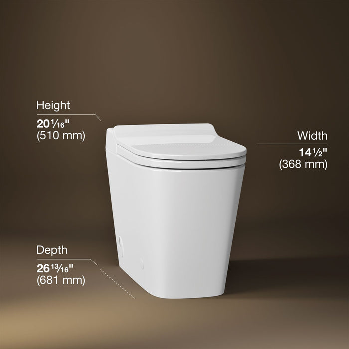 KOHLER K-32847 Leap Lite One-piece Elongated Toilet, Dual-flush