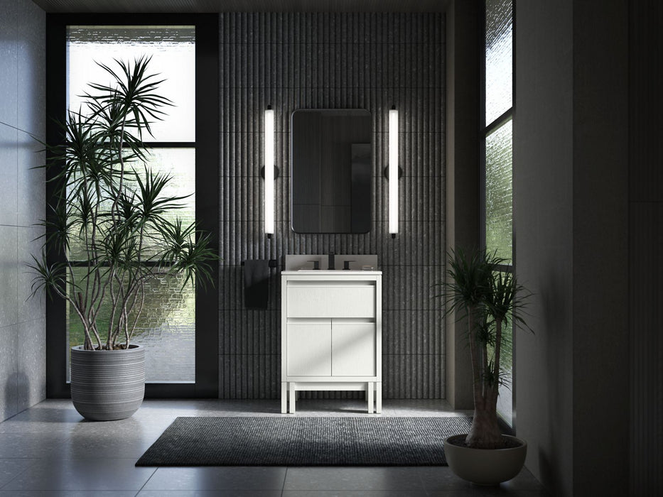 Kohler Solive 24" bathroom vanity cabinet with sink and quartz top