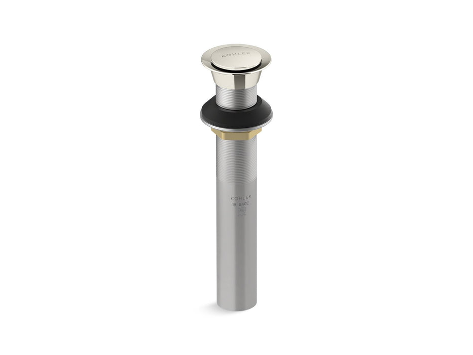 Kohler Clicker drain without overflow